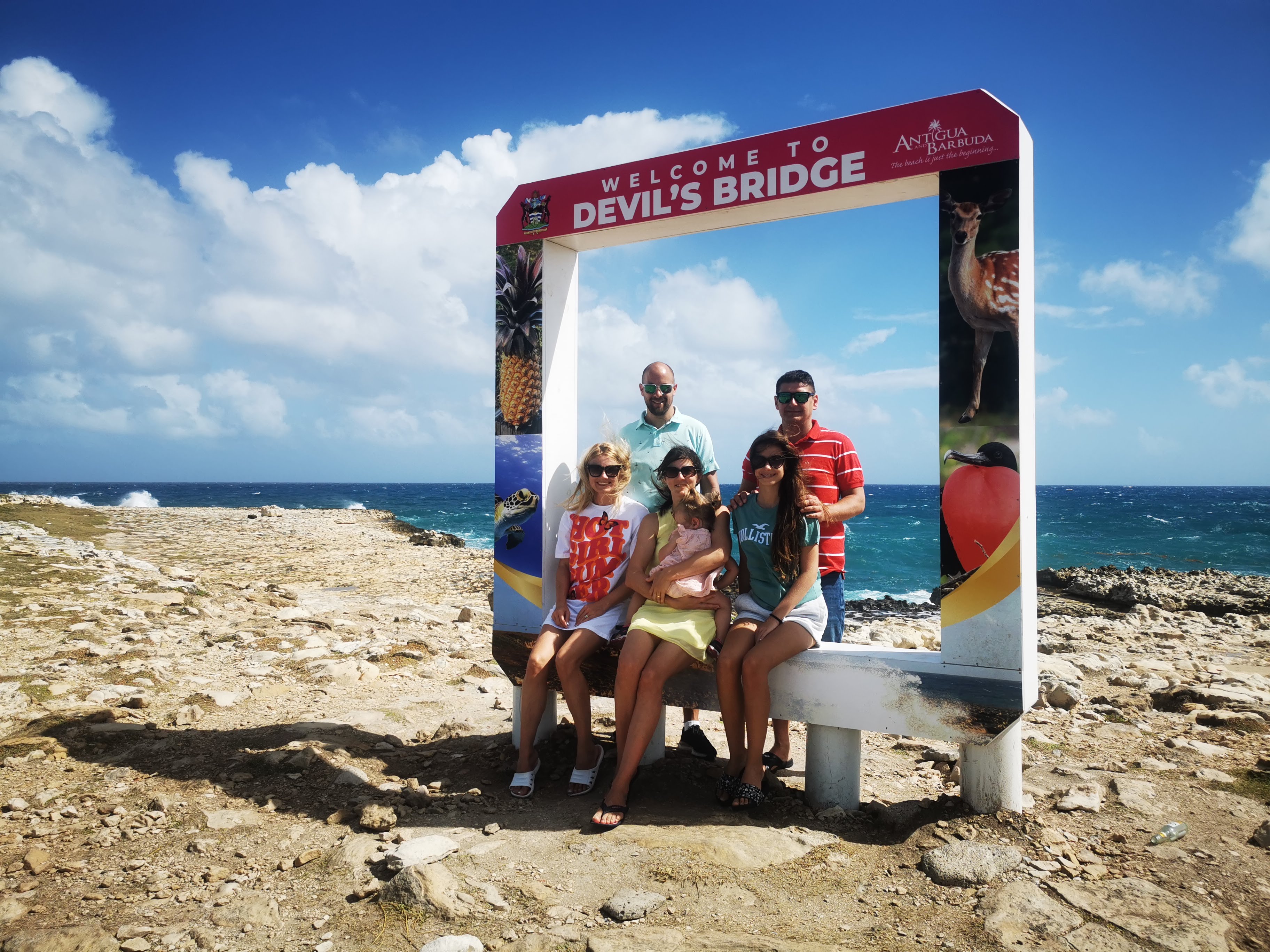 Group visiting Devil's Bridge