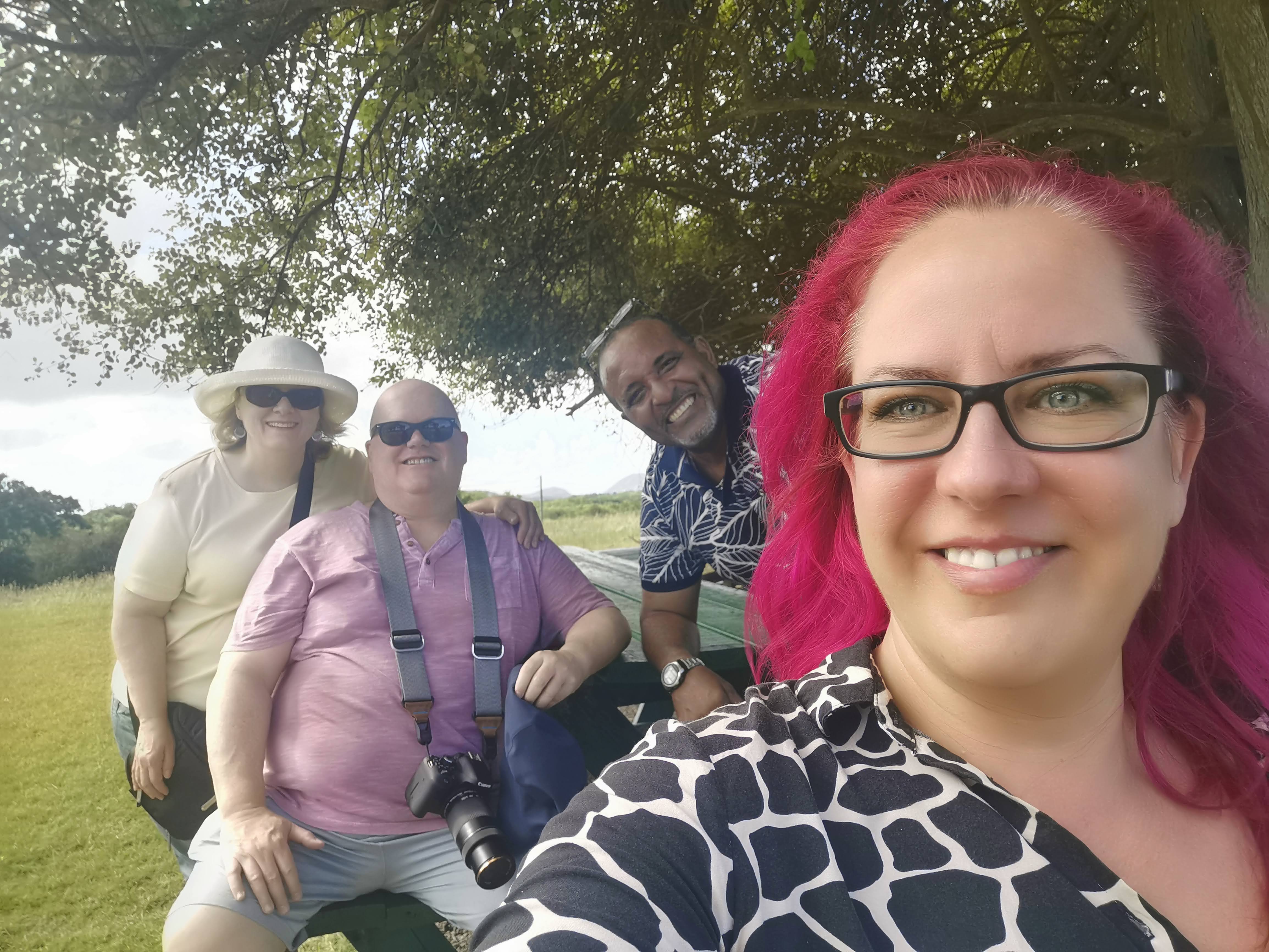 Guests visiting Betty's Hope in Antigua