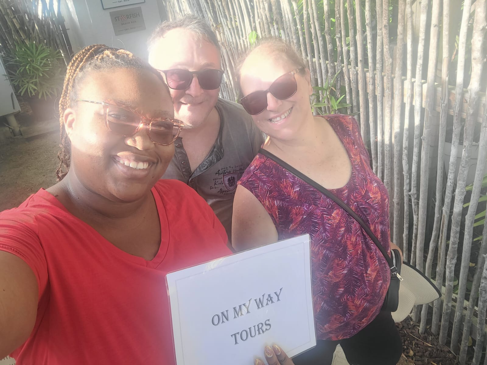 Guests exploring Antigua with a local guide